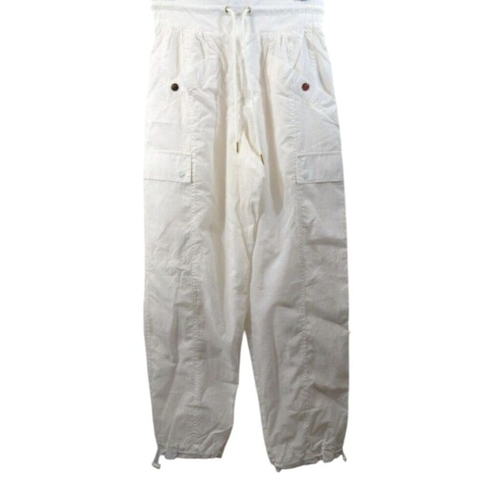 Athleta Alicia Keys Key High Waist Utility Pant Off White NWT MSRP $179 Size 0
